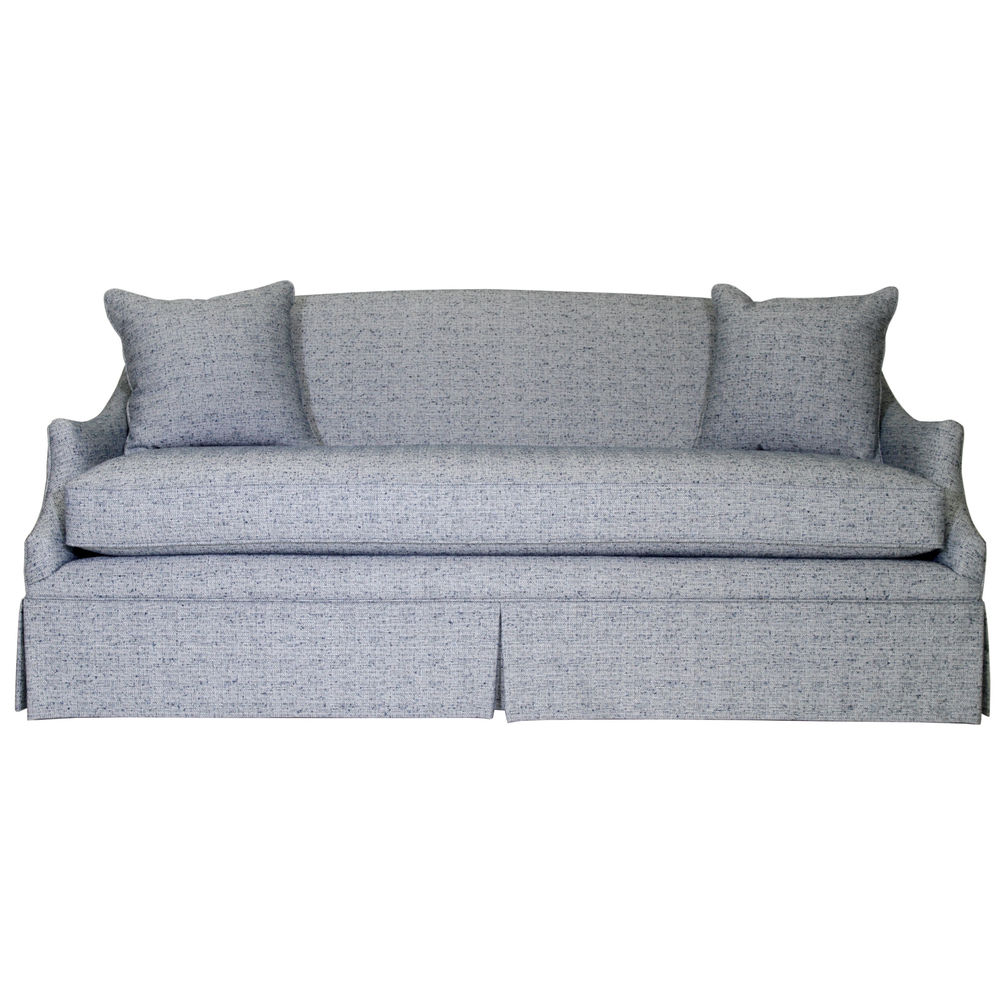 Century Studio Essentials Upholstery Enzo Skirted Sofa with Bench Seat